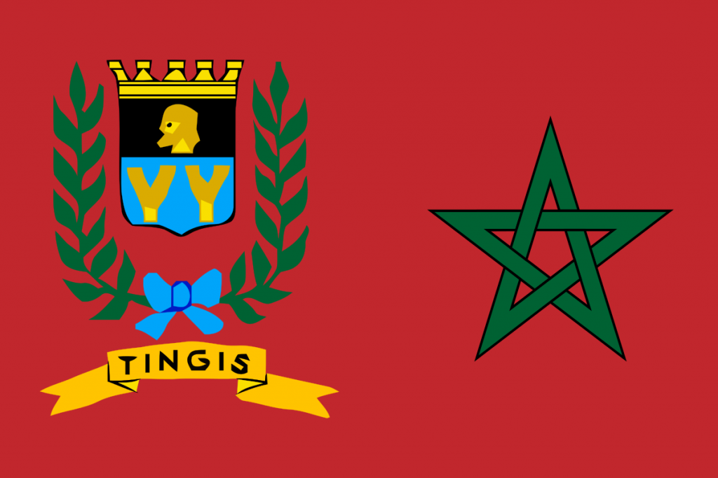 Tangier International-Zone Flag in the early 20th century